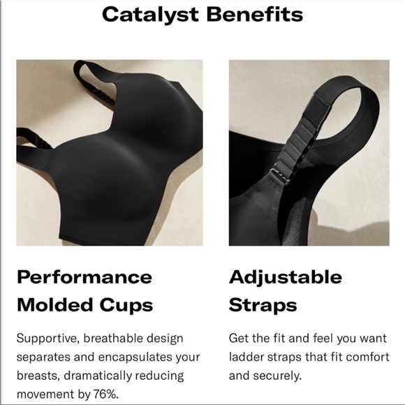 KNIX Catalyst Sports Bra in Black - Picture 5 of 8